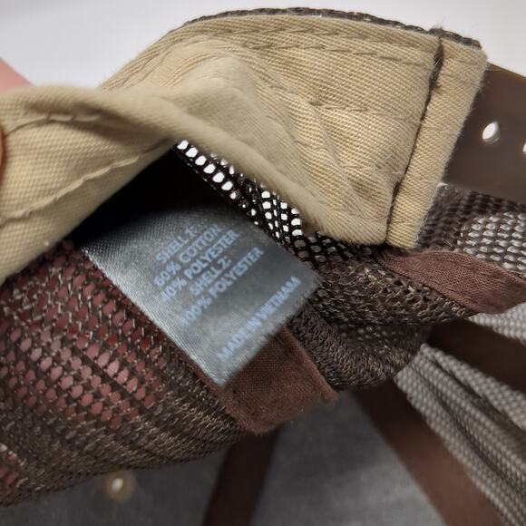 Muley Freak Snapback Trucker Hat Brown One Size Adjustable Mesh Back Embroidered - Picture 10 of 10